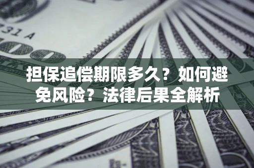 北京担保追偿期限多久？如何避免风险？法律后果全解析