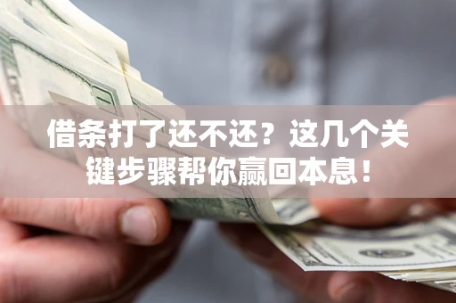 北京借条打了还不还？这几个关键步骤帮你赢回本息！